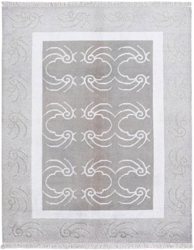 Detail image of 3' 10 x 5' 11 Hand Knotted Darya Wool Rug