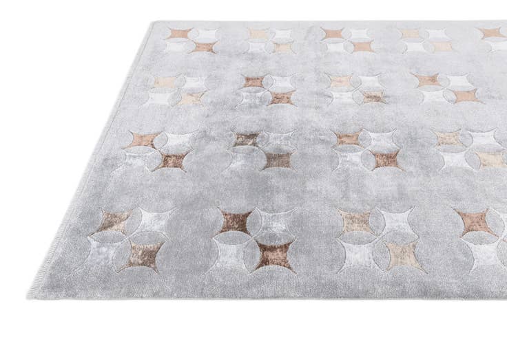 Detail image of 5' 6 x 8' Hand Knotted Darya Wool Rug