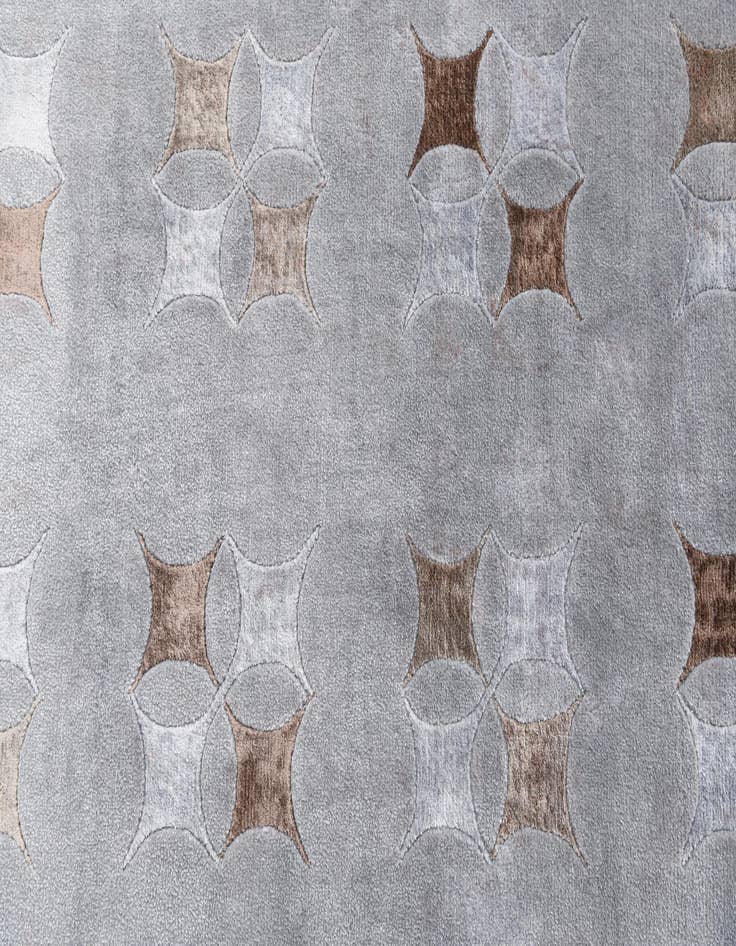 Detail image of 5' 6 x 8'  Hand Knotted Darya Wool Rug