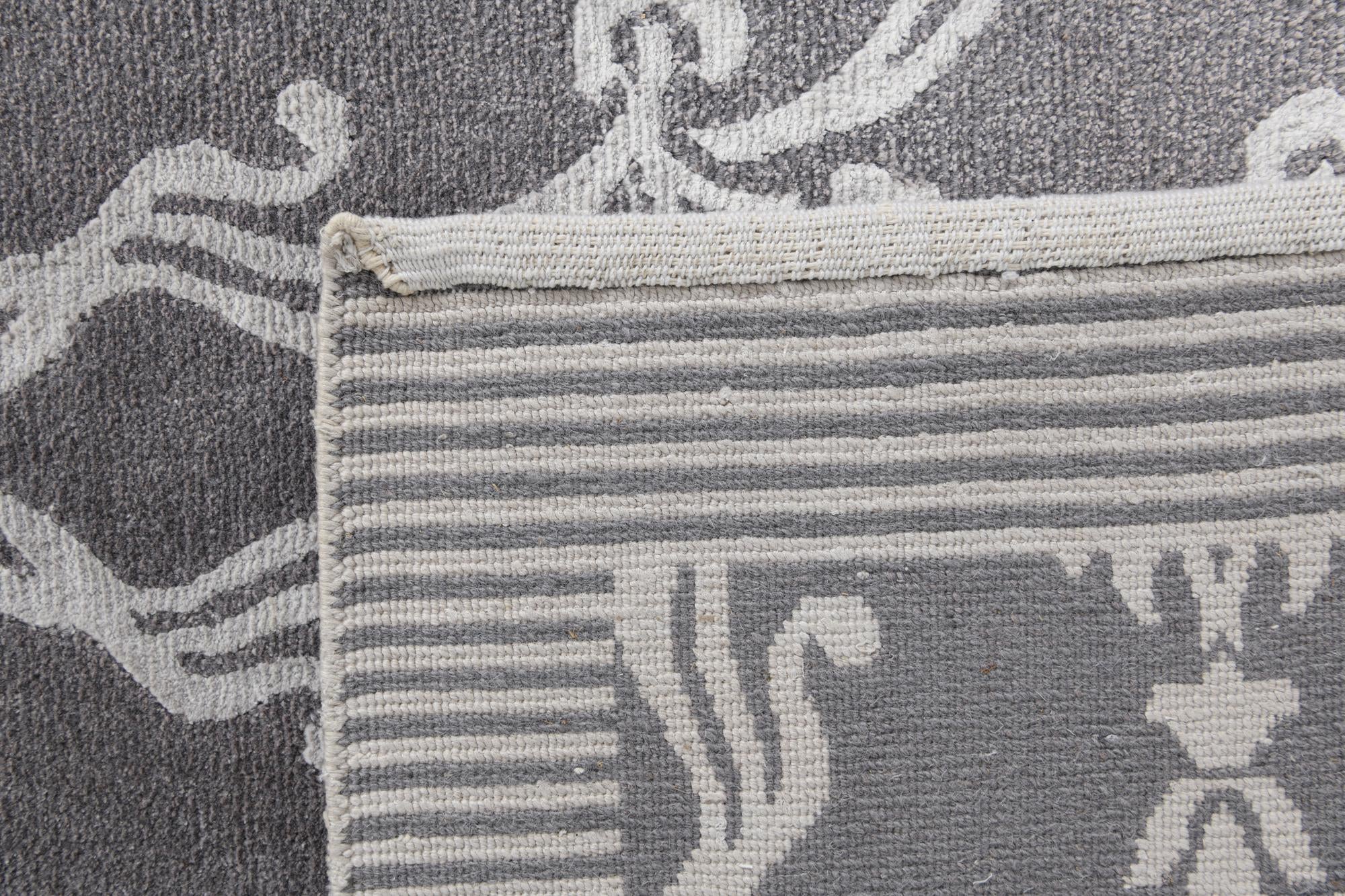 5' 9 x 8' Hand Knotted Darya Wool Rug