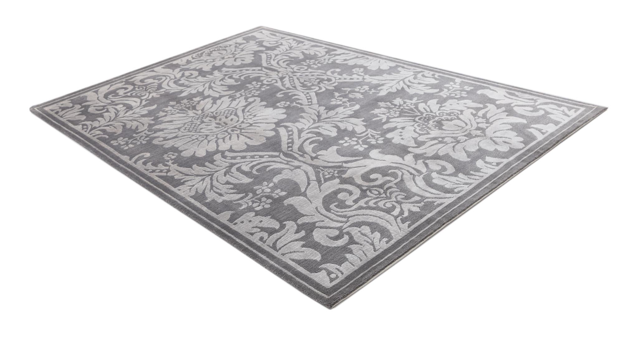 5' 7 x 7' 10 Hand Knotted Darya Wool Rug