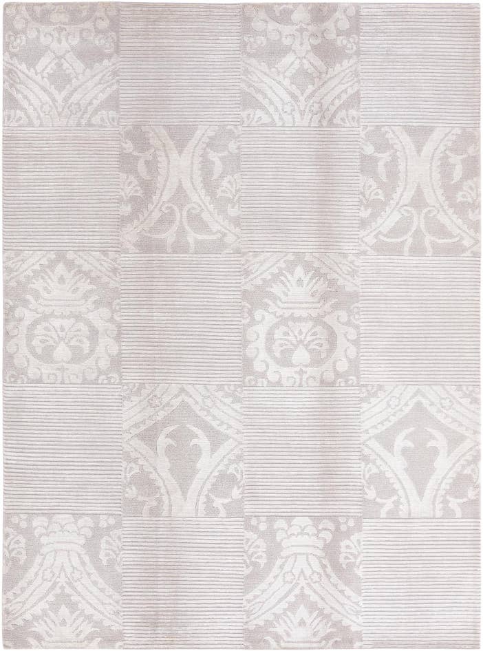Detail image of 5' 10 x 7' 10 Hand Knotted Darya Wool Rug