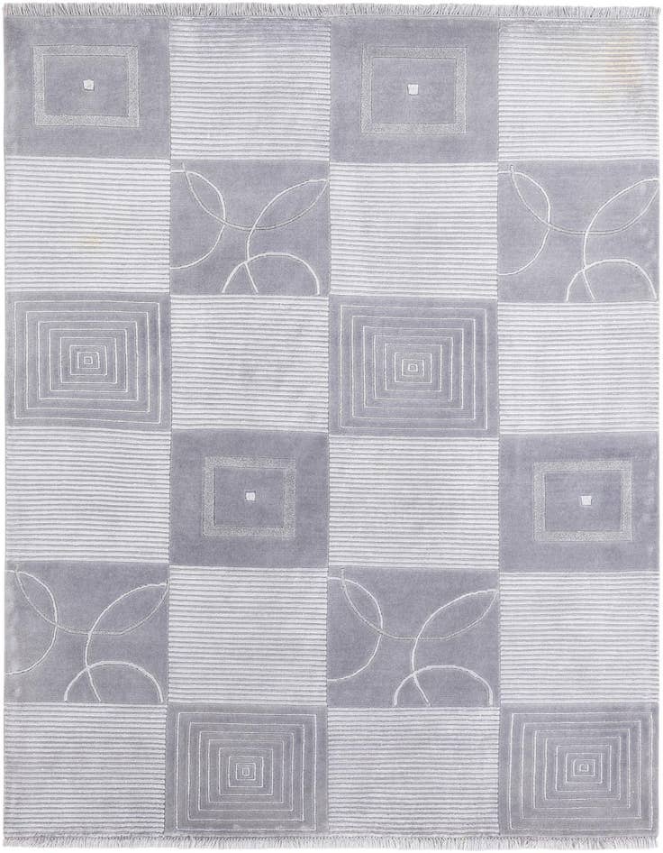 Detail image of 5' 7 x 7' 10 Hand Knotted Darya Wool Rug