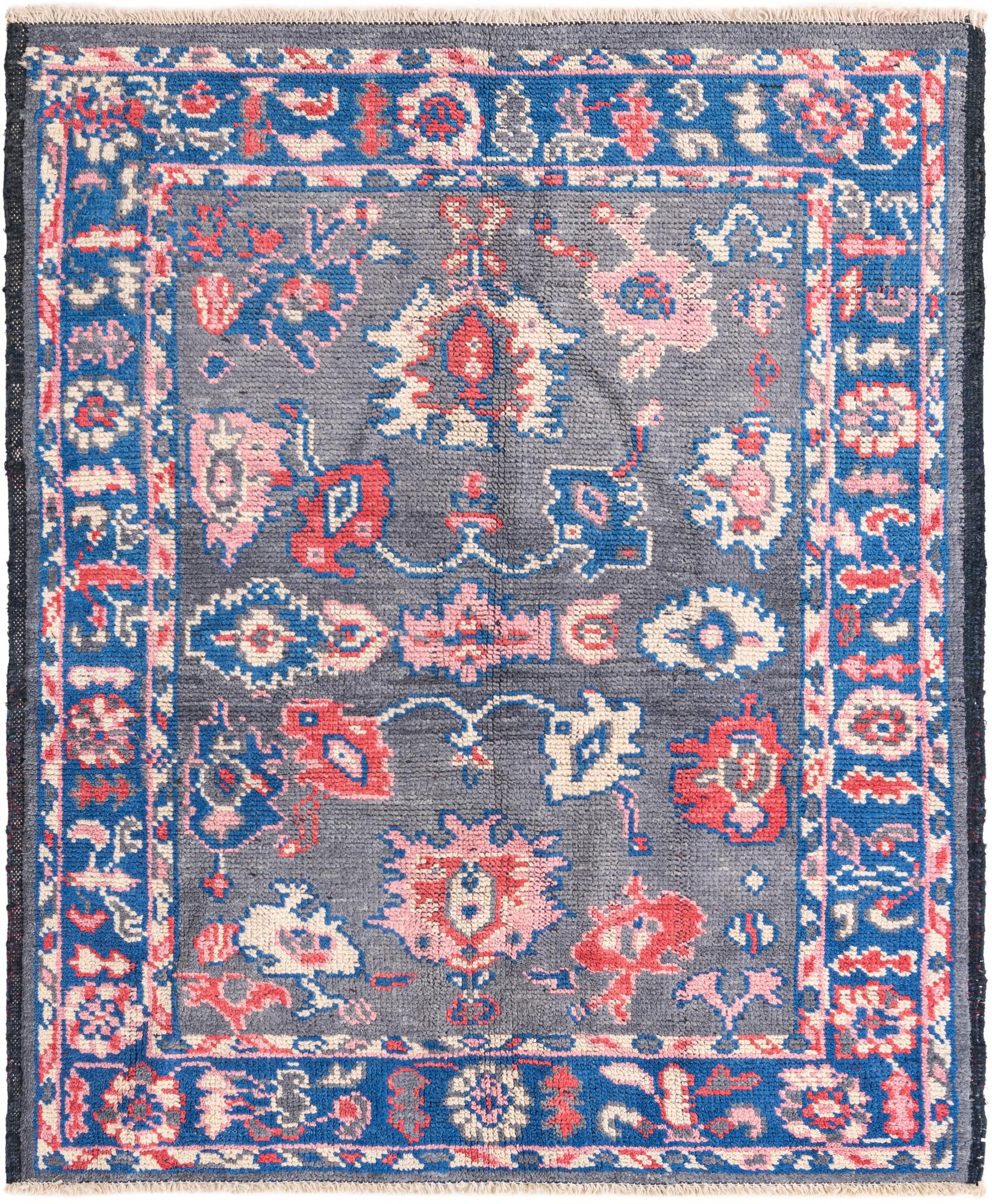 4' 10 x 6' Hand Knotted Darya Wool Rug