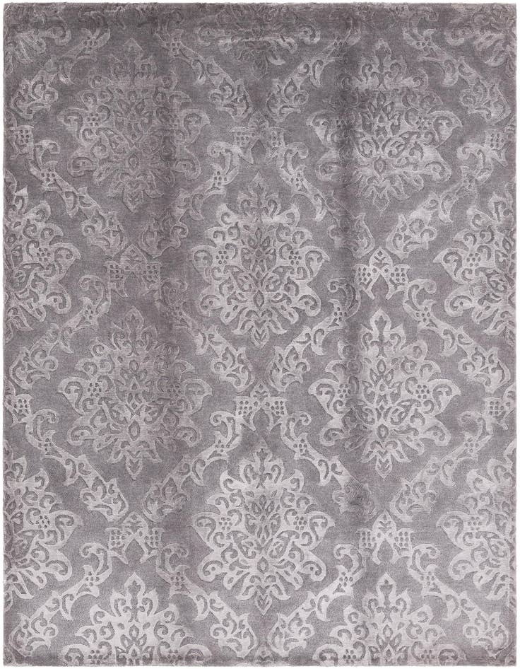 Detail image of 5' 8 x 8' Hand Knotted Darya Wool Rug