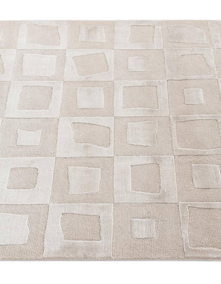 Detail image of 3' 1 x 5' 2  Hand Knotted Darya Wool Rug