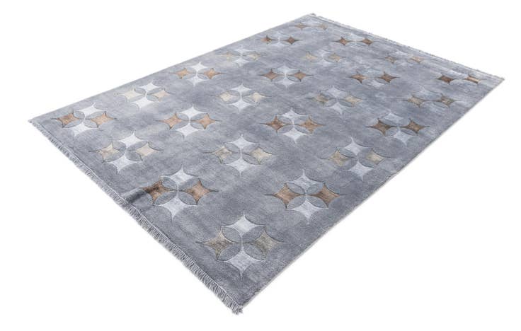 Detail image of 5' 5 x 7' 10 Hand Knotted Darya Wool Rug