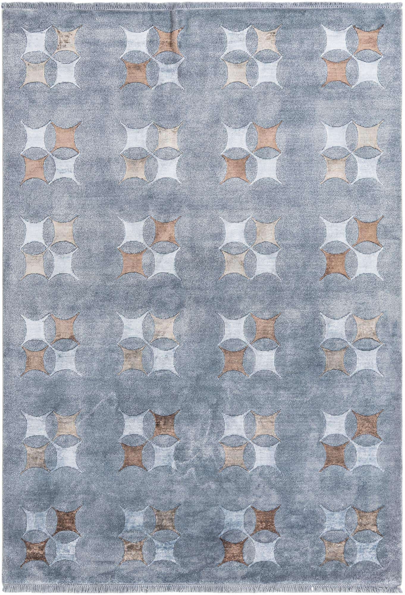 5' 5 x 7' 10 Hand Knotted Darya Wool Rug