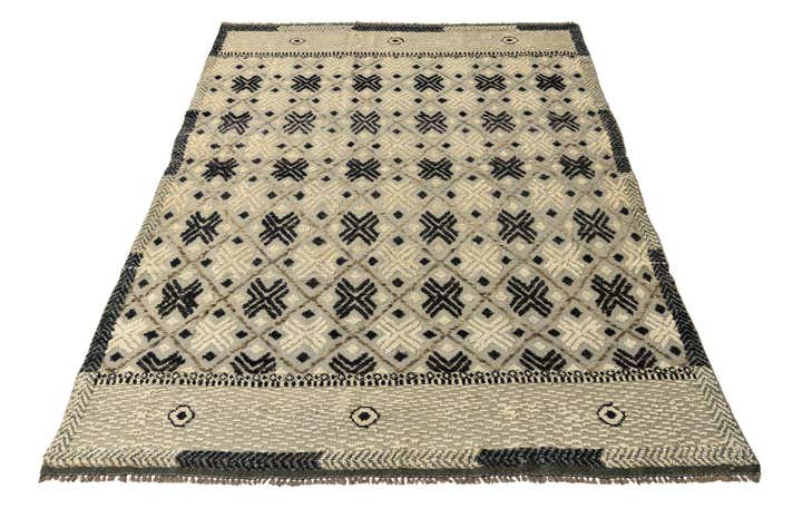 7' 6 x 10' 7 Hand Knotted Darya Wool Rug