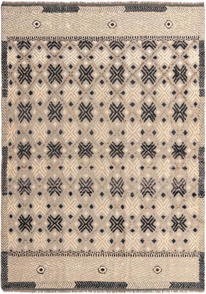 Detail image of 7' 6 x 10' 7 Hand Knotted Darya Wool Rug
