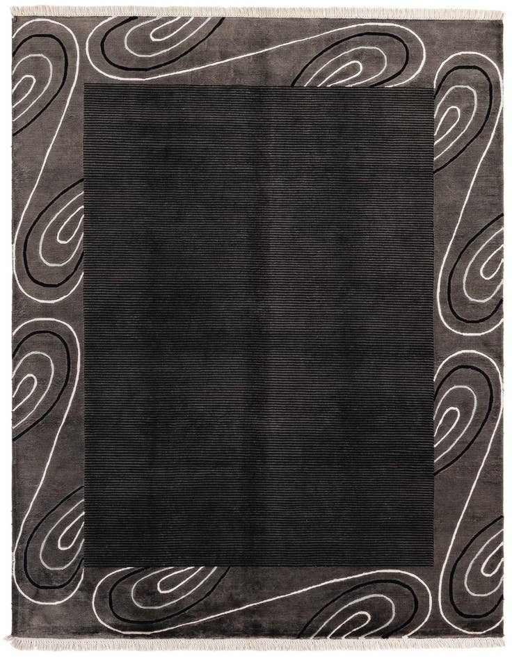 Detail image of 5' 6 x 7' 10 Hand Knotted Darya Wool Rug