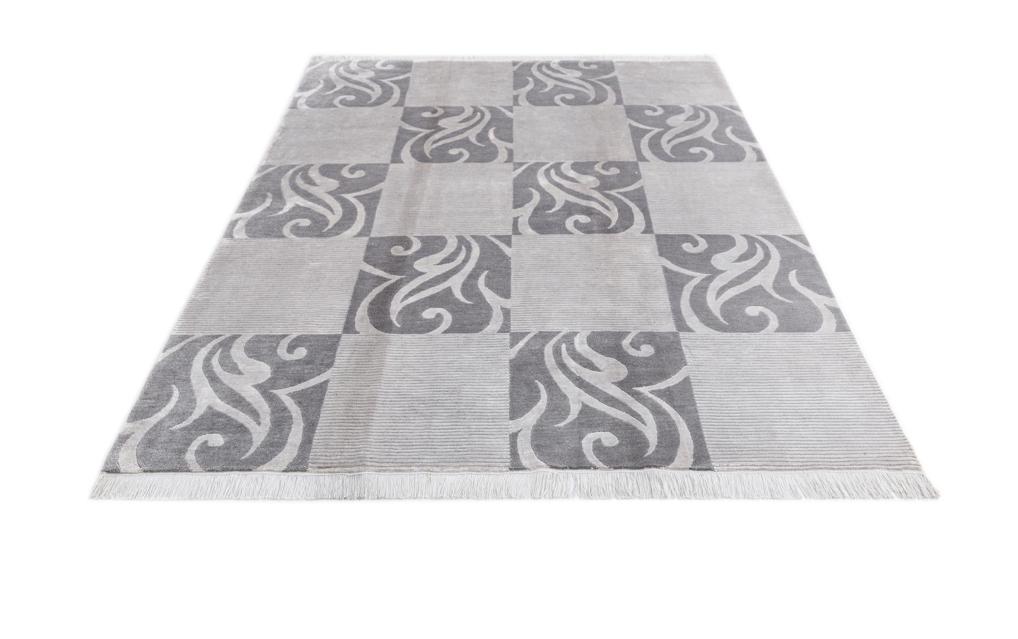 5' 9 x 7' 11 Hand Knotted Darya Wool Rug