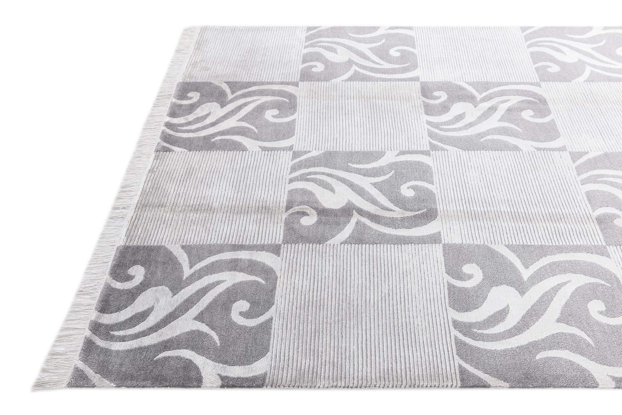5' 9 x 7' 11 Hand Knotted Darya Wool Rug