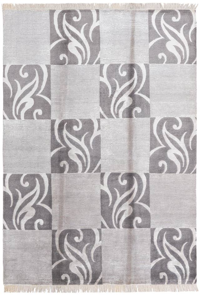 Detail image of 5' 7 x 7' 11 Hand Knotted Darya Wool Rug