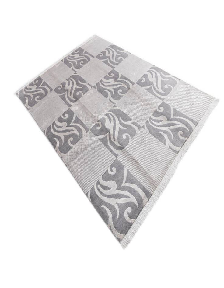 Detail image of 5' 8 x 8' 1  Hand Knotted Darya Wool Rug