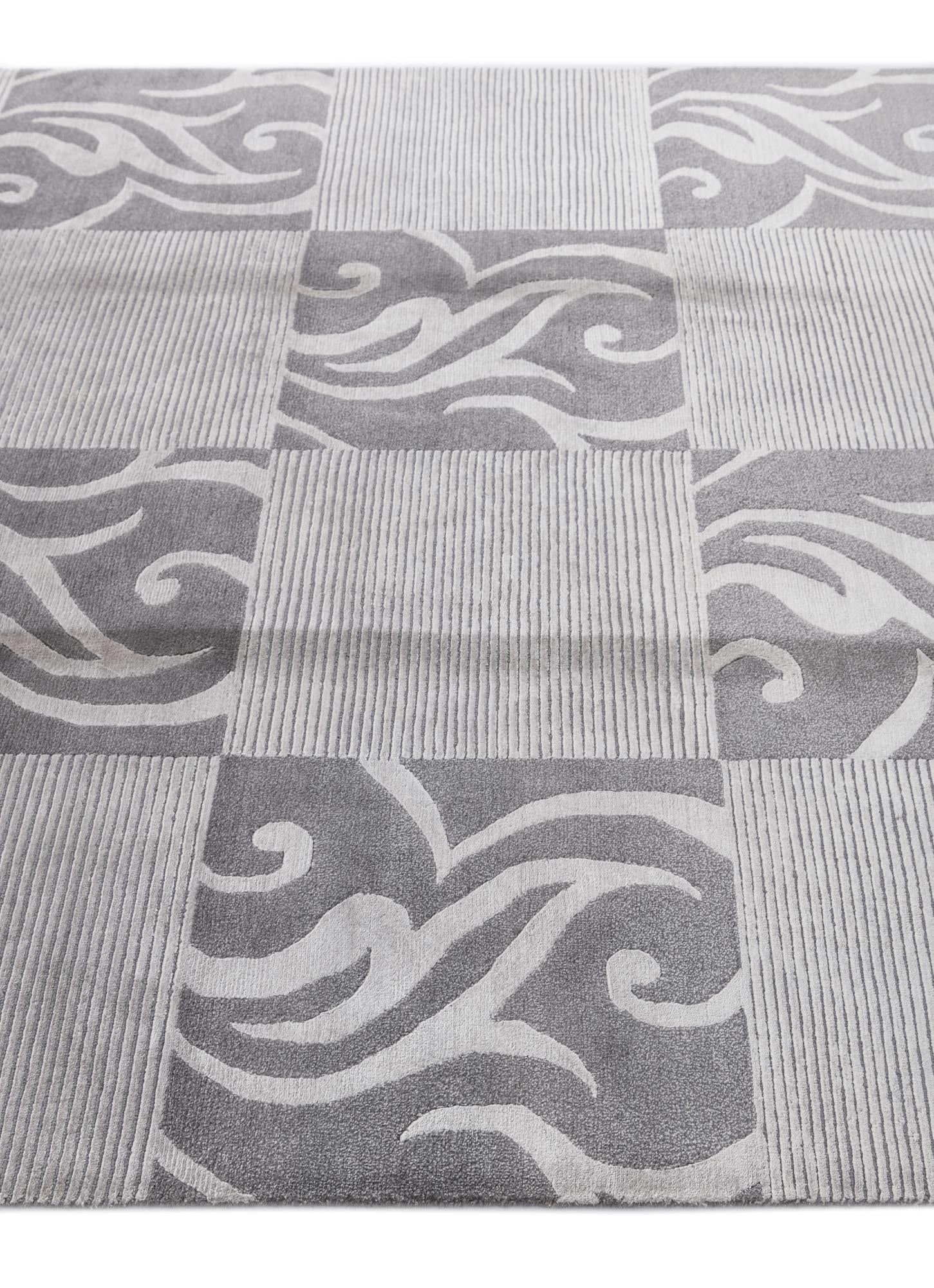 5' 8 x 8' 1 Hand Knotted Darya Wool Rug