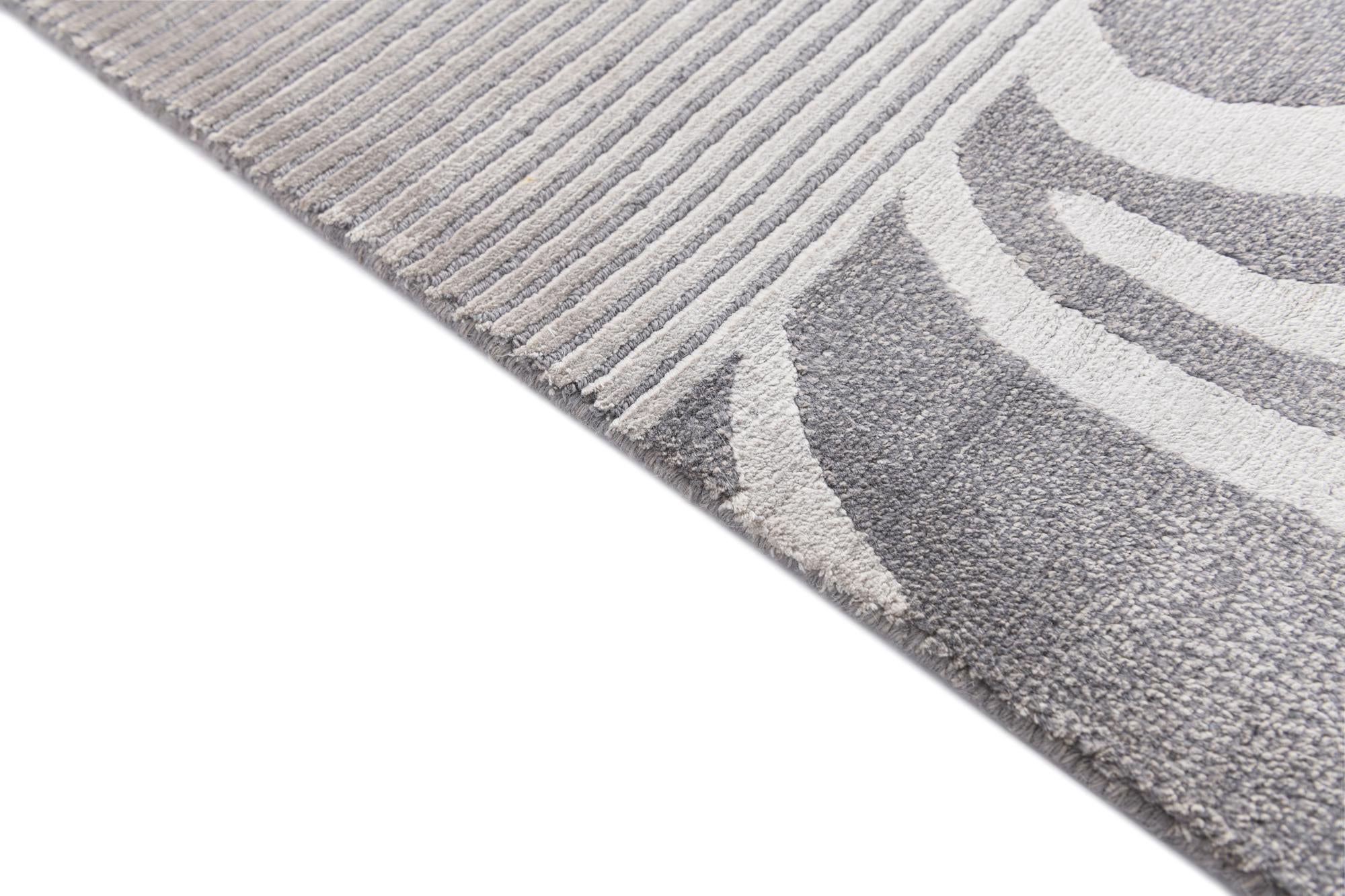 5' 8 x 8' 1 Hand Knotted Darya Wool Rug