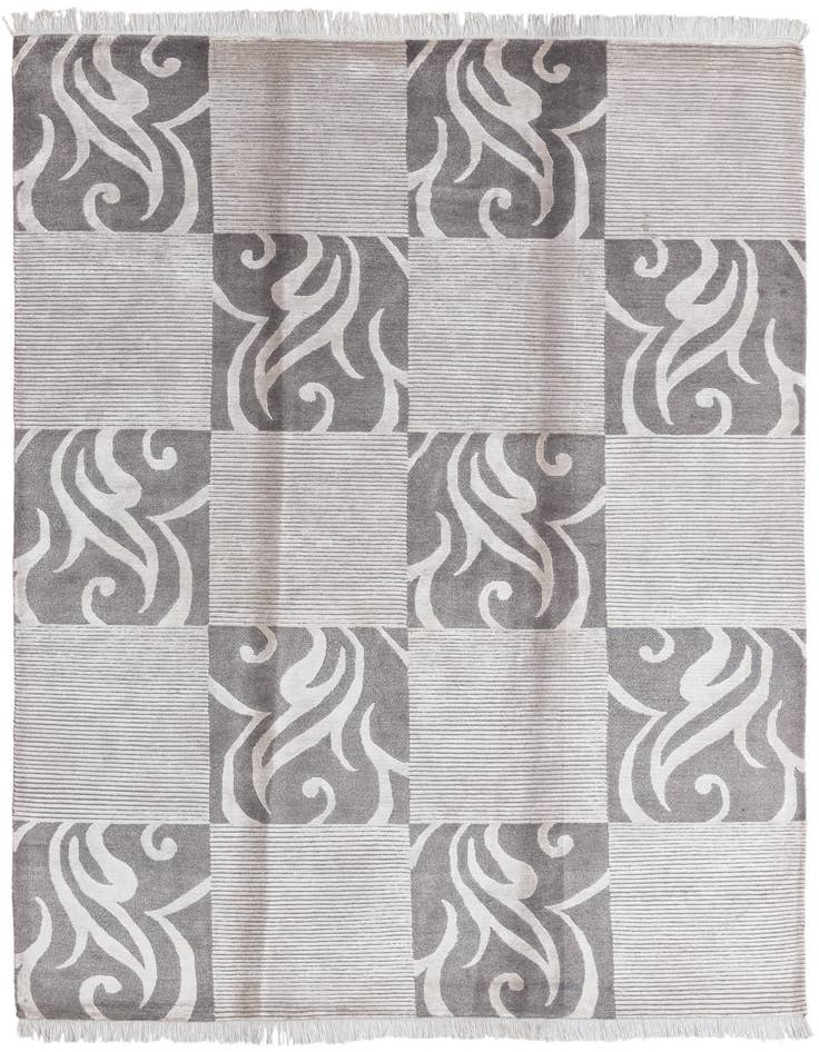 Detail image of 5' 8 x 8' 1 Hand Knotted Darya Wool Rug