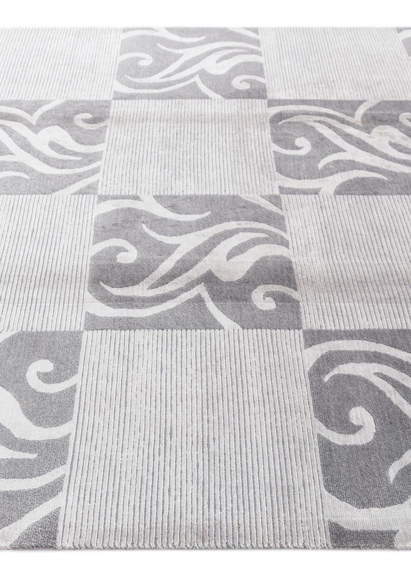 5' 9 x 8' 1 Hand Knotted Darya Wool Rug