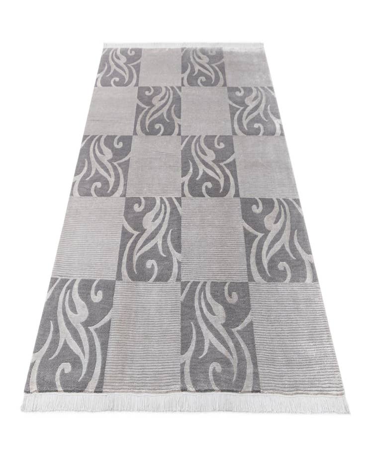 Detail image of 5' 9 x 8'  Hand Knotted Darya Wool Rug