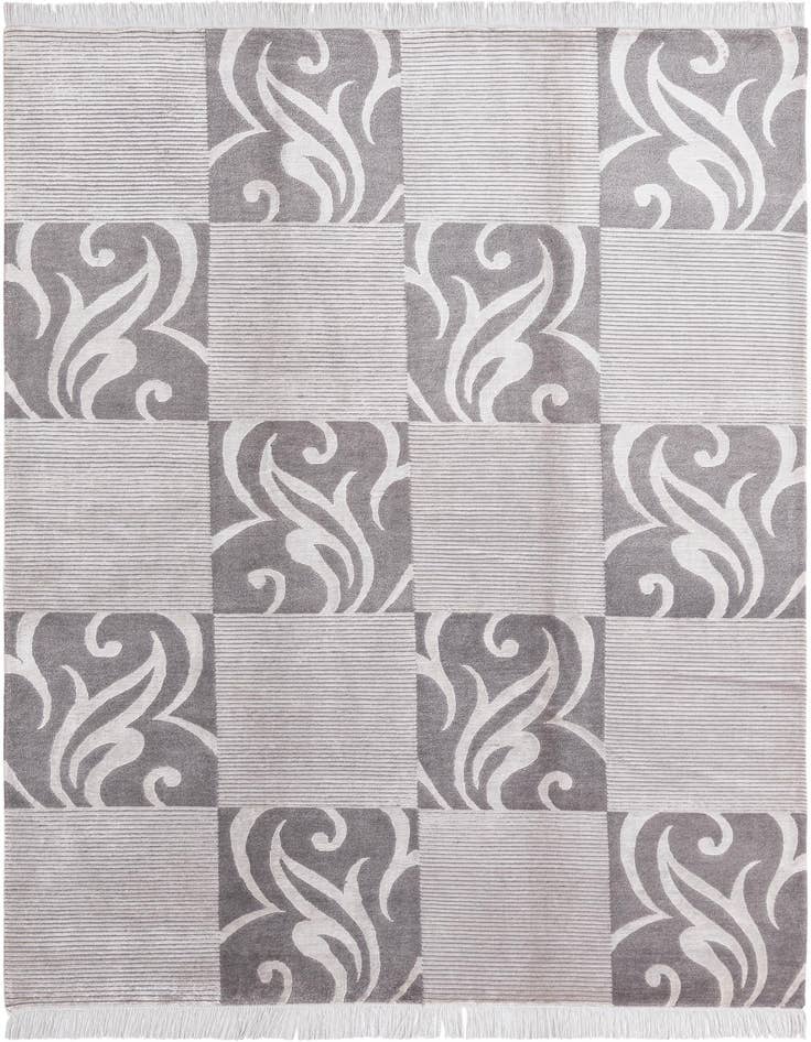 Detail image of 5' 9 x 8' Hand Knotted Darya Wool Rug
