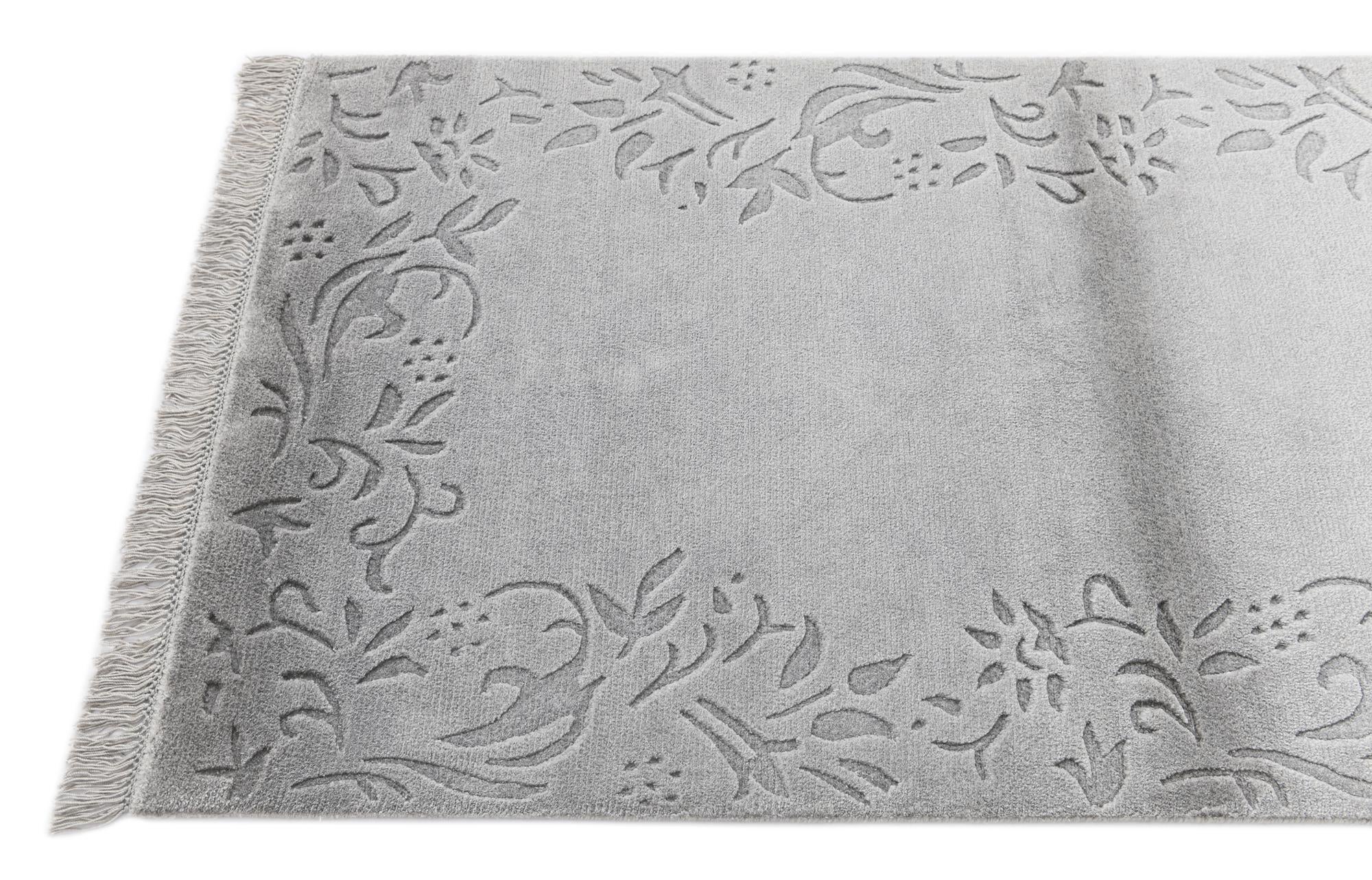 2' 7 x 4' 11 Hand Knotted Darya Wool Rug