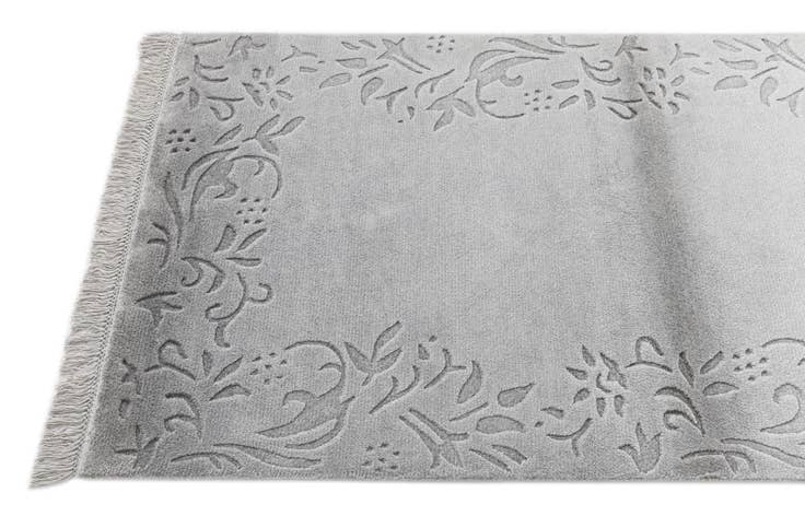 Detail image of 2' 7 x 4' 11 Hand Knotted Darya Wool Rug