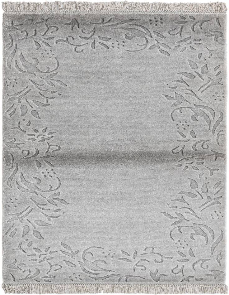 Detail image of 2' 7 x 4' 11 Hand Knotted Darya Wool Rug