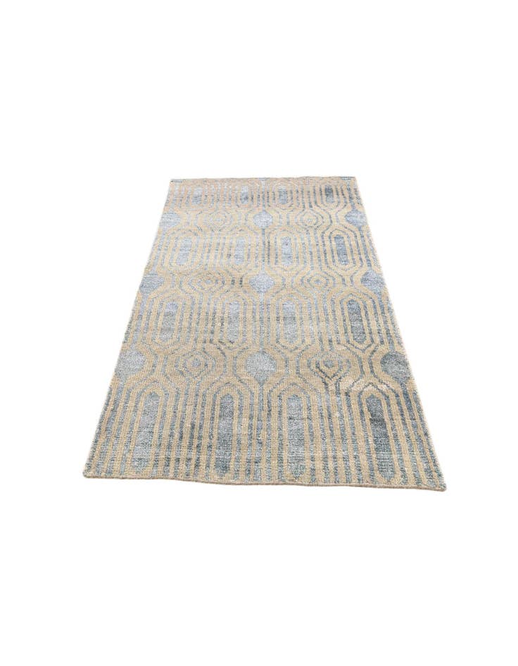 Detail image of 3' 8 x 6'  Hand Knotted Darya Rug