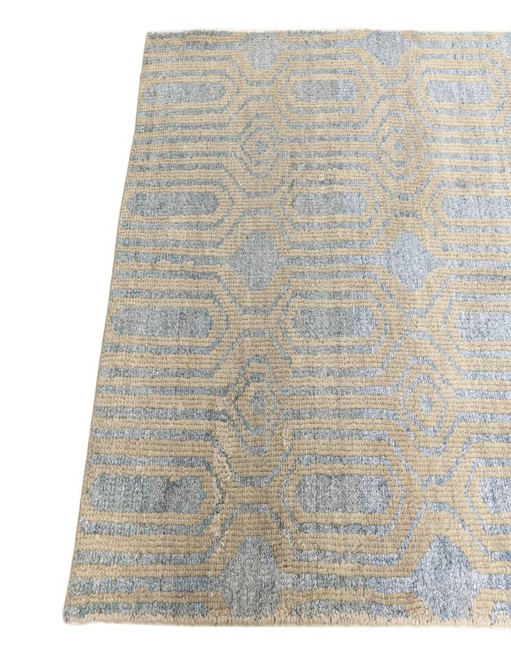 Detail image of 3' 8 x 6'  Hand Knotted Darya Rug