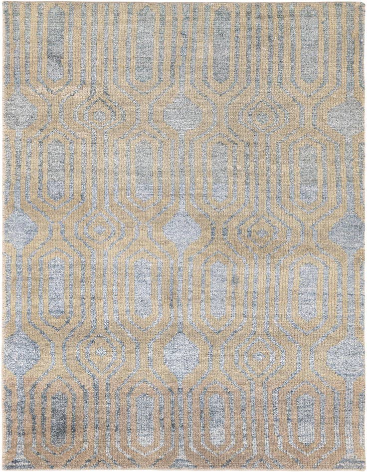 Detail image of 3' 8 x 6' Hand Knotted Darya Rug