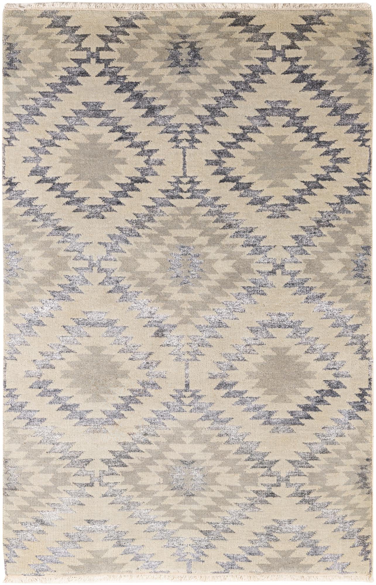 5' x 7' 8 Hand Knotted Darya Rug