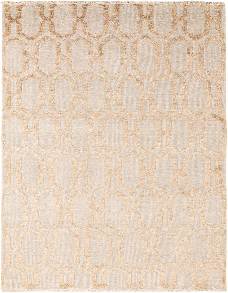 Detail image of 4' 10 x 7' 10 Hand Knotted Darya Rug