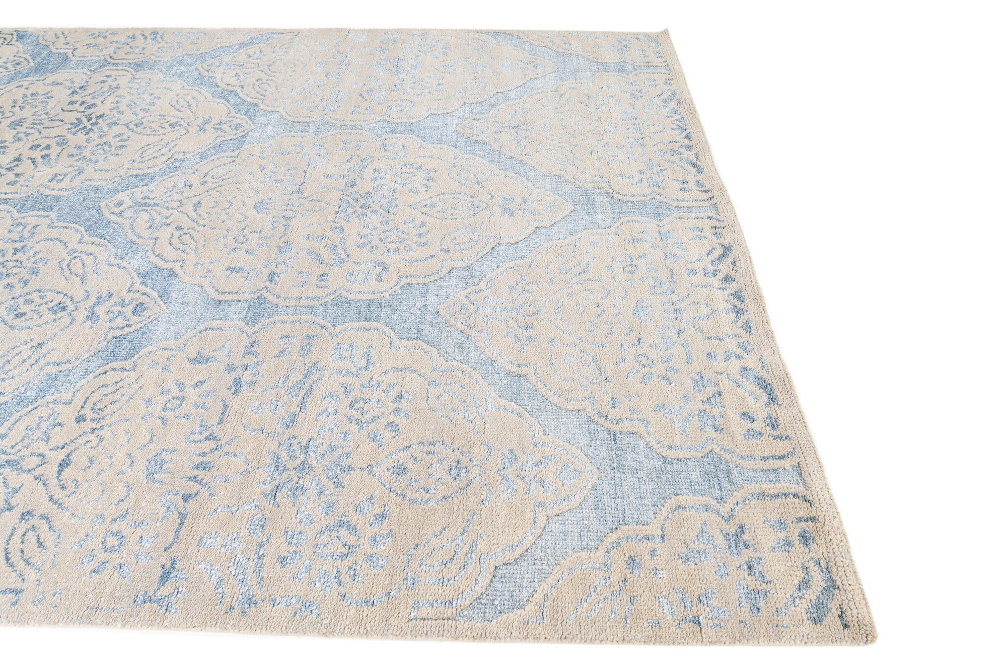 7' 10 x 9' 8 Hand Knotted Darya Rug