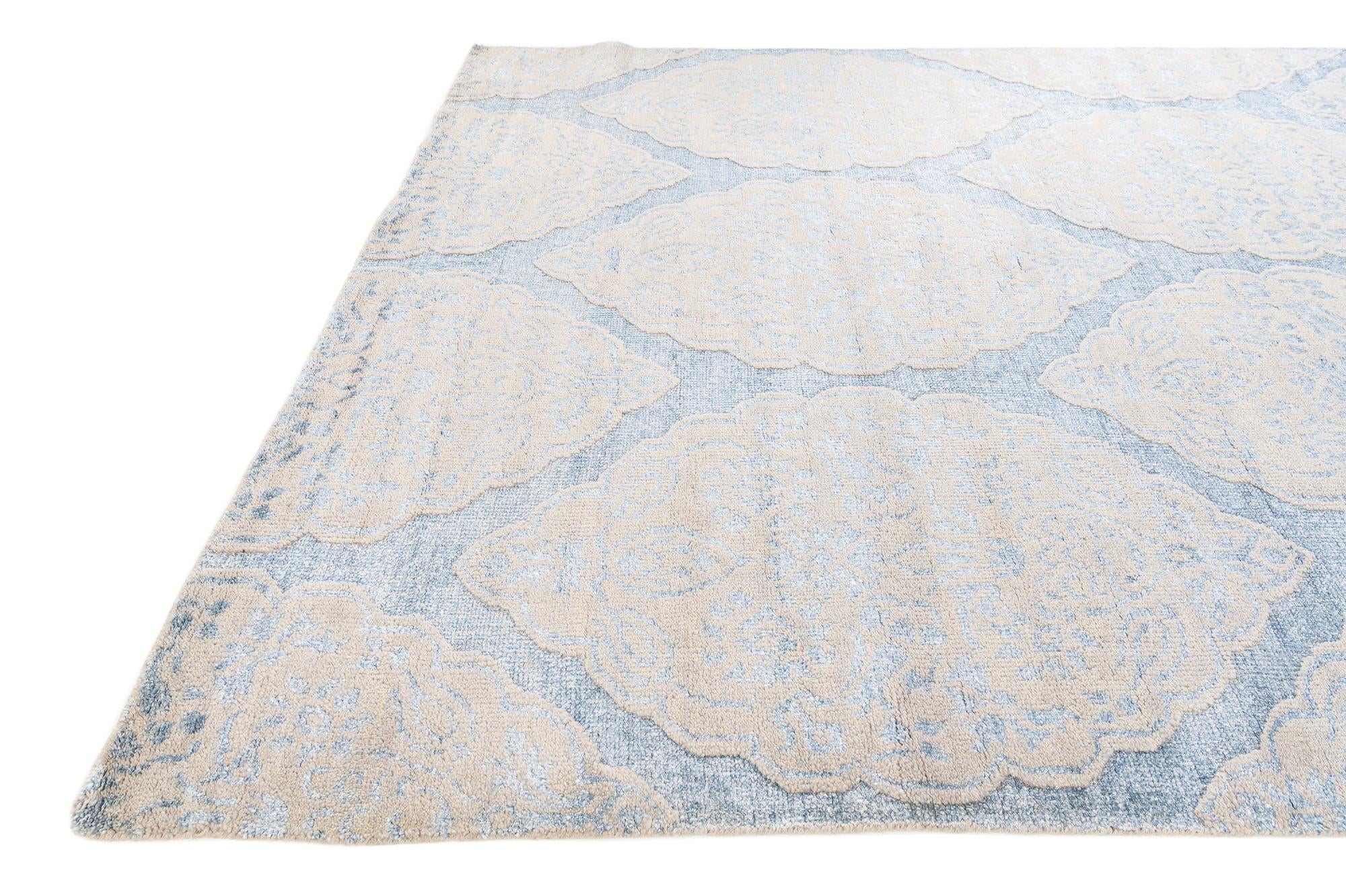 8' 7 x 11' 8 Hand Knotted Darya Rug