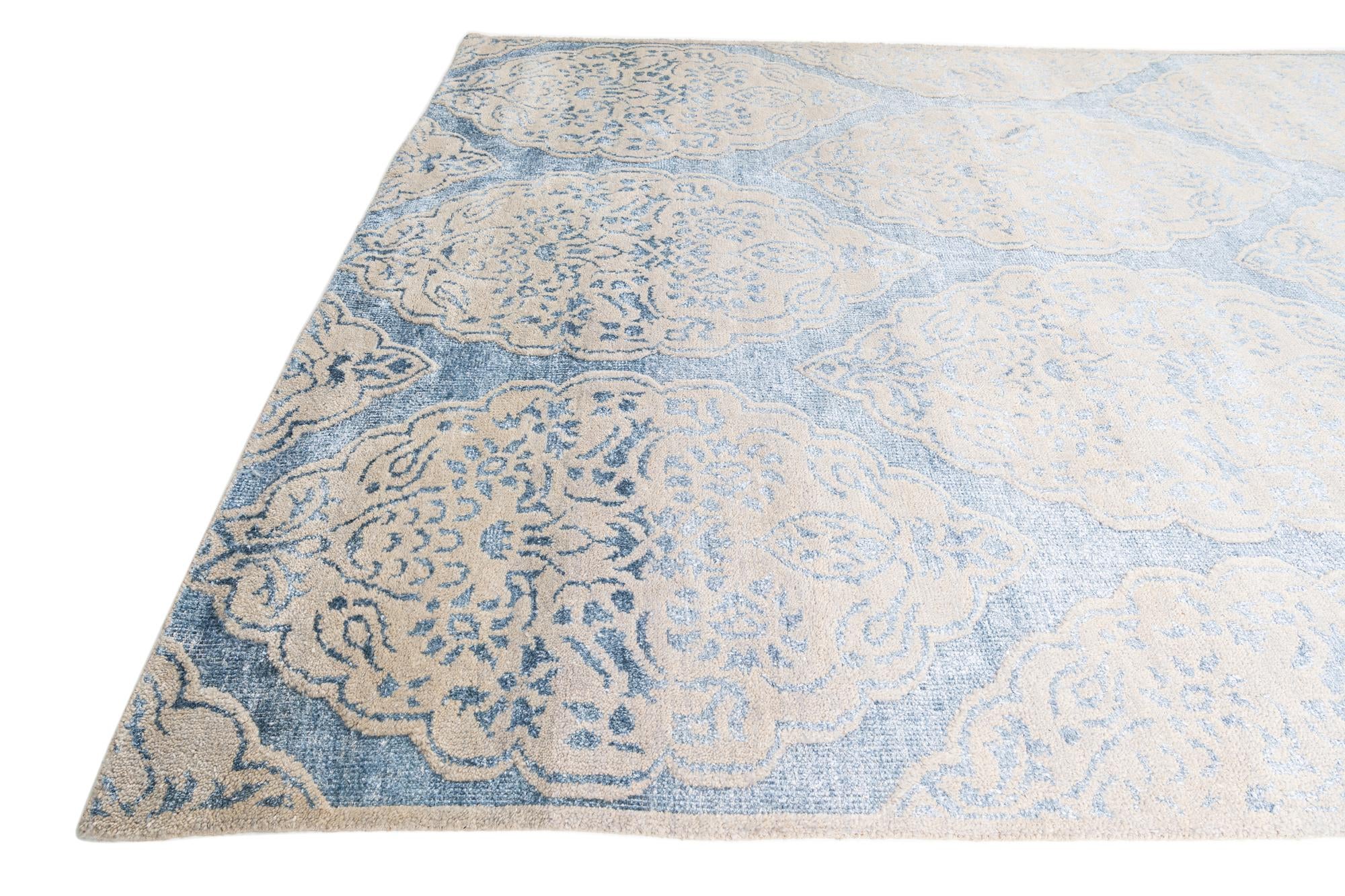 8' 8 x 11' 8 Hand Knotted Darya Rug