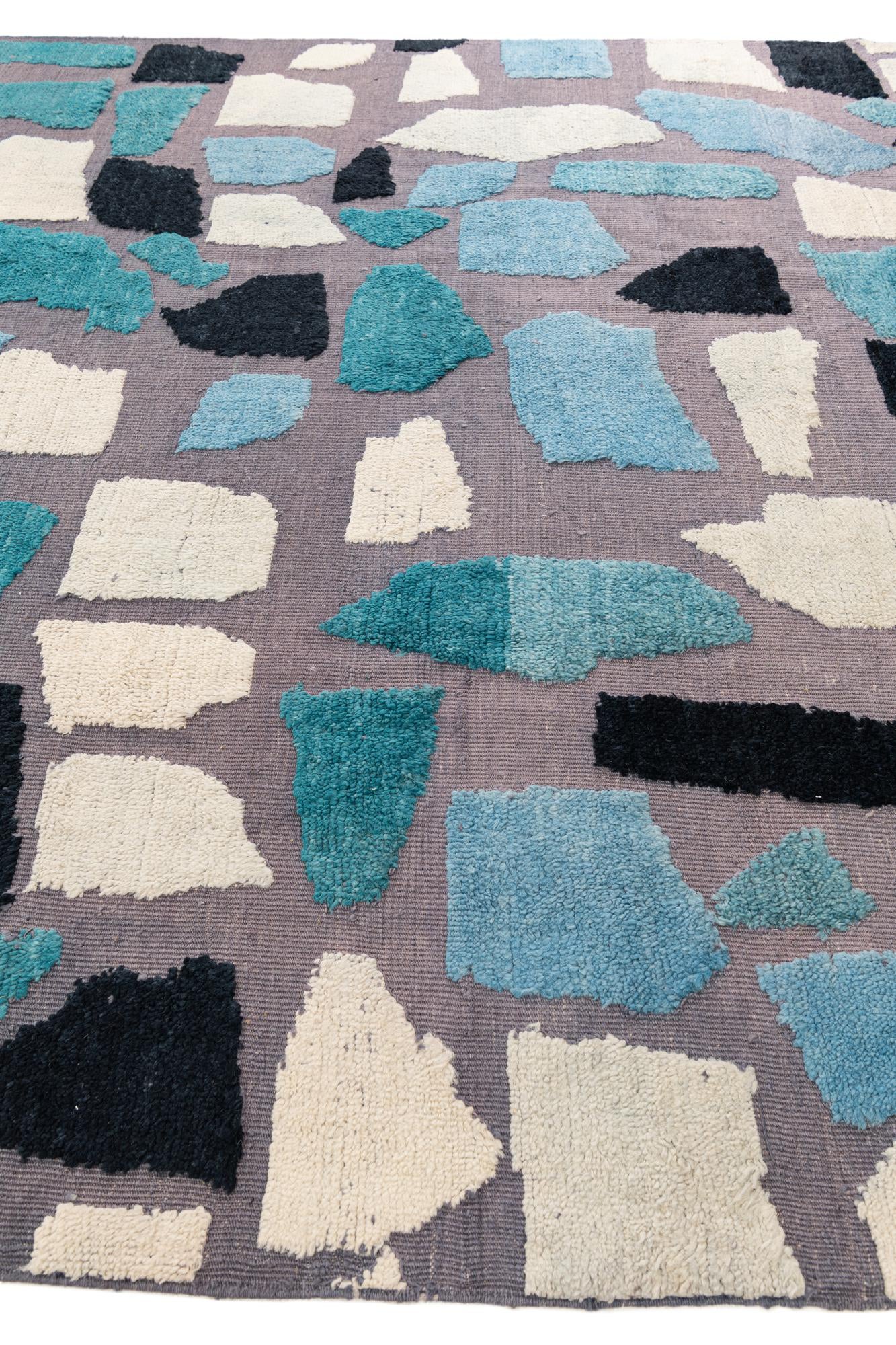 8' 3 x 10' 6 Hand Knotted Darya Wool Rug