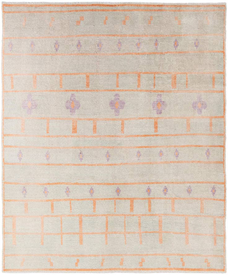Detail image of 8' 3 x 9' 10 Hand Knotted Darya Wool Rug