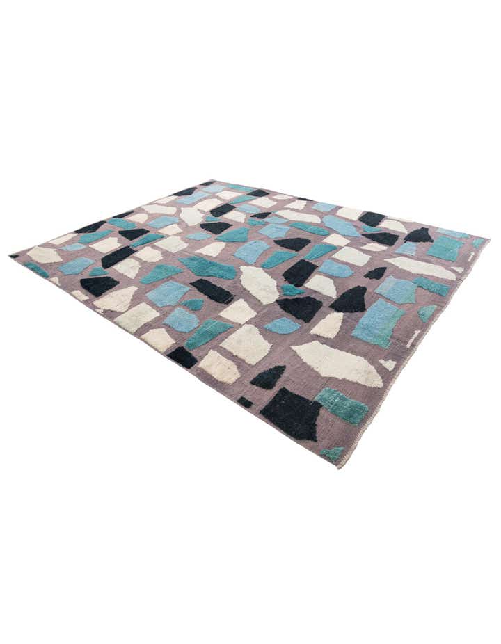 8' x 10' 1 Hand Knotted Darya Wool Rug
