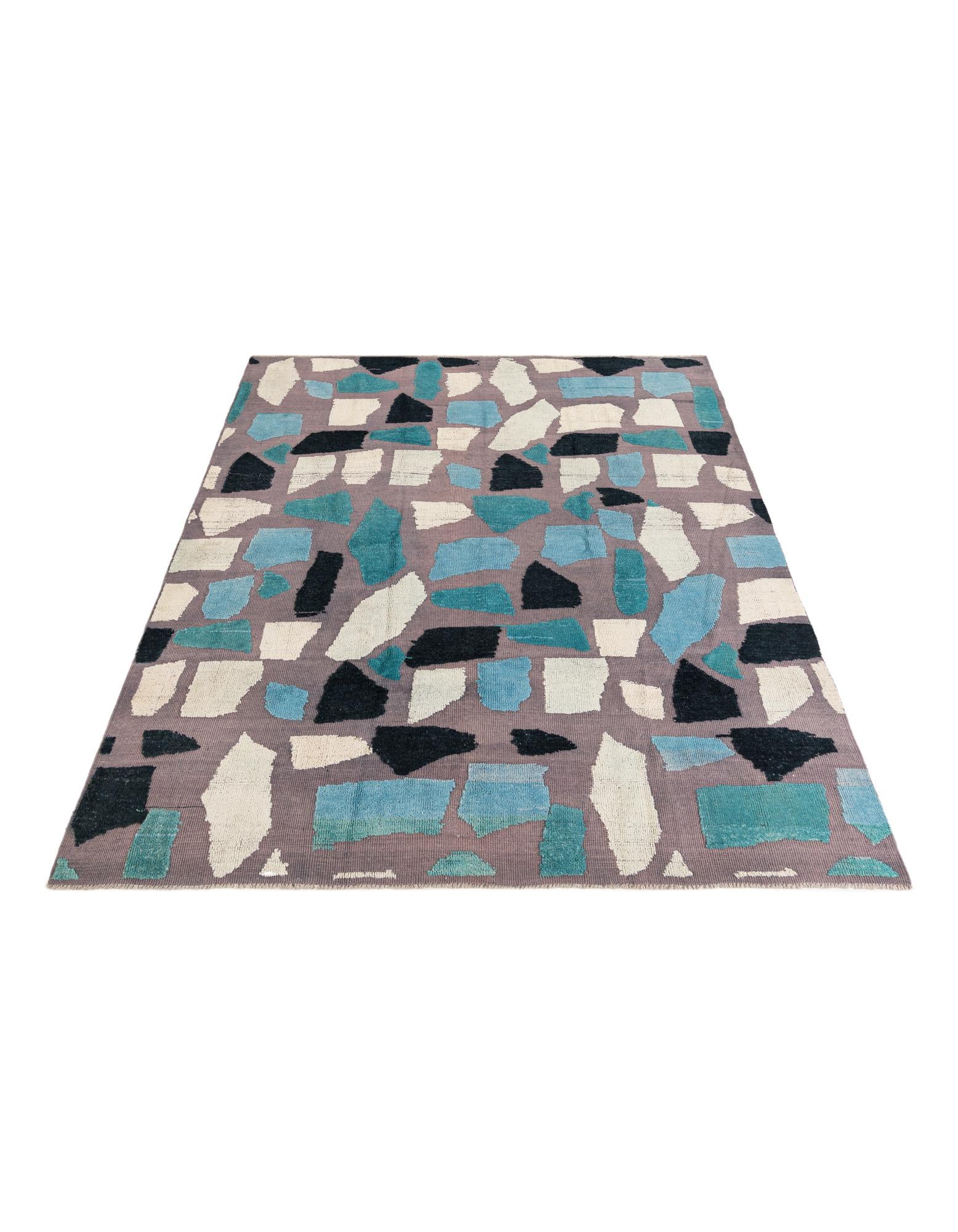 8' x 10' 1 Hand Knotted Darya Wool Rug