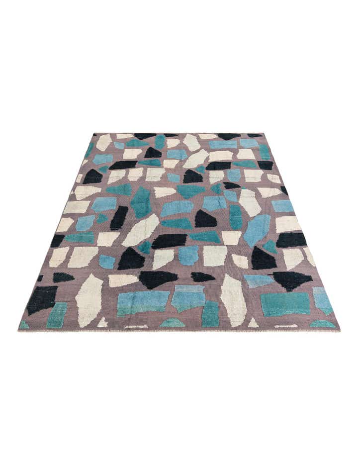 8' x 10' 1 Hand Knotted Darya Wool Rug
