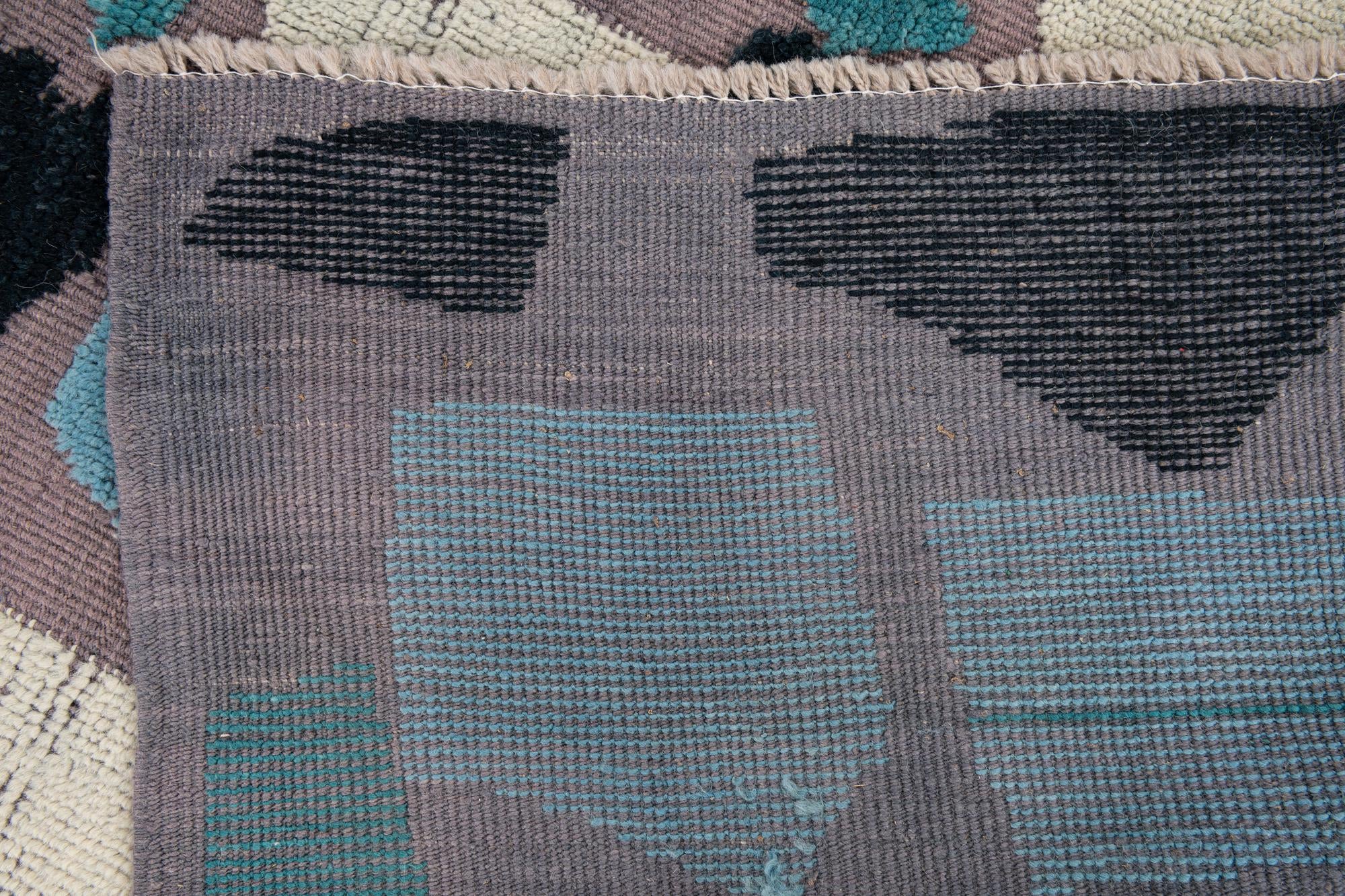 8' x 10' 1 Hand Knotted Darya Wool Rug