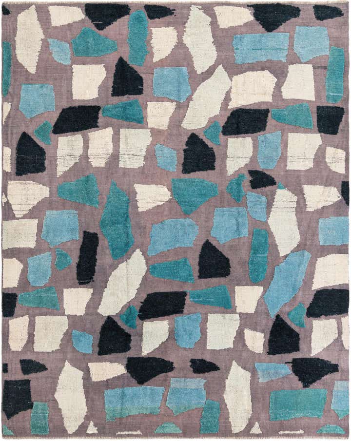 8' x 10' 1 Hand Knotted Darya Wool Rug