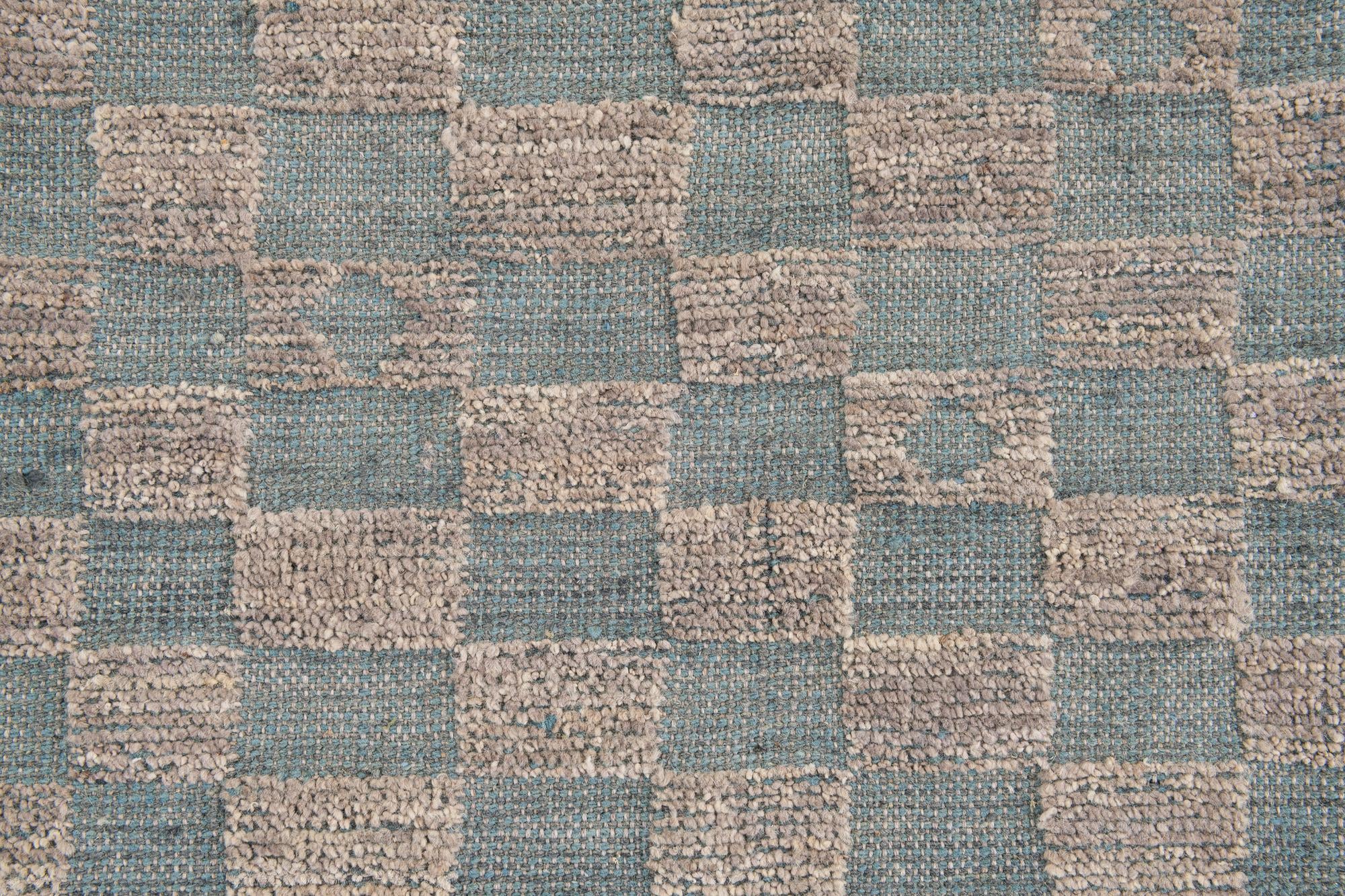 10' 4 x 14' 6 Hand Knotted Darya Wool Rug