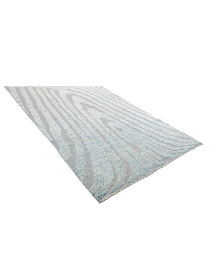 Detail image of 8' 10 x 10' 6 Hand Knotted Darya Wool Rug