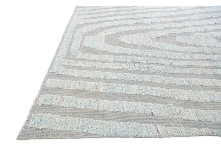 Detail image of 8' 10 x 10' 6 Hand Knotted Darya Wool Rug