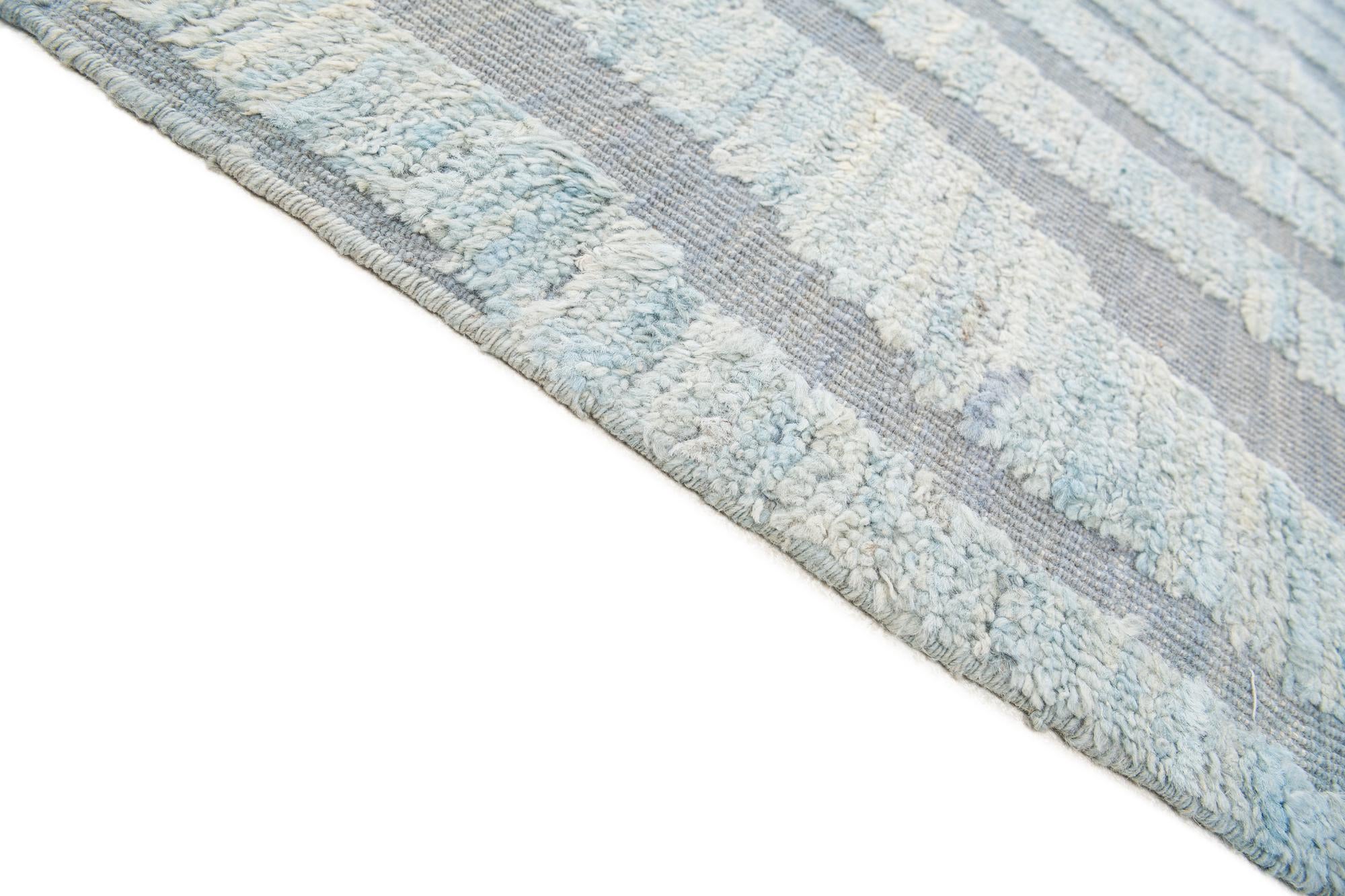 8' 10 x 10' 6 Hand Knotted Darya Wool Rug
