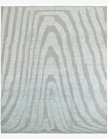 8' 10 x 10' 6 Hand Knotted Darya Wool Rug
