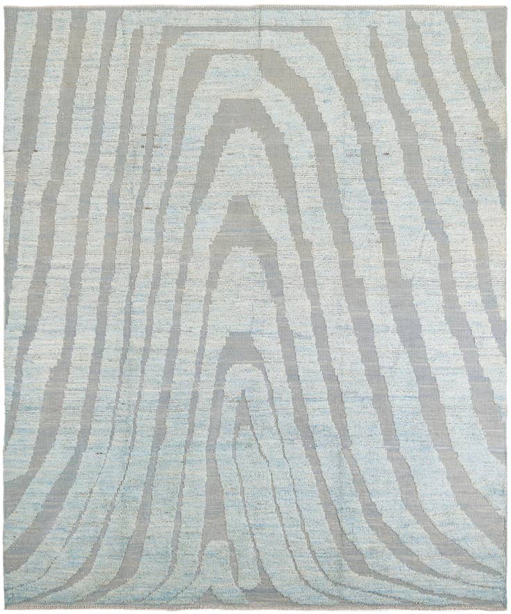 Detail image of 8' 10 x 10' 6 Hand Knotted Darya Wool Rug