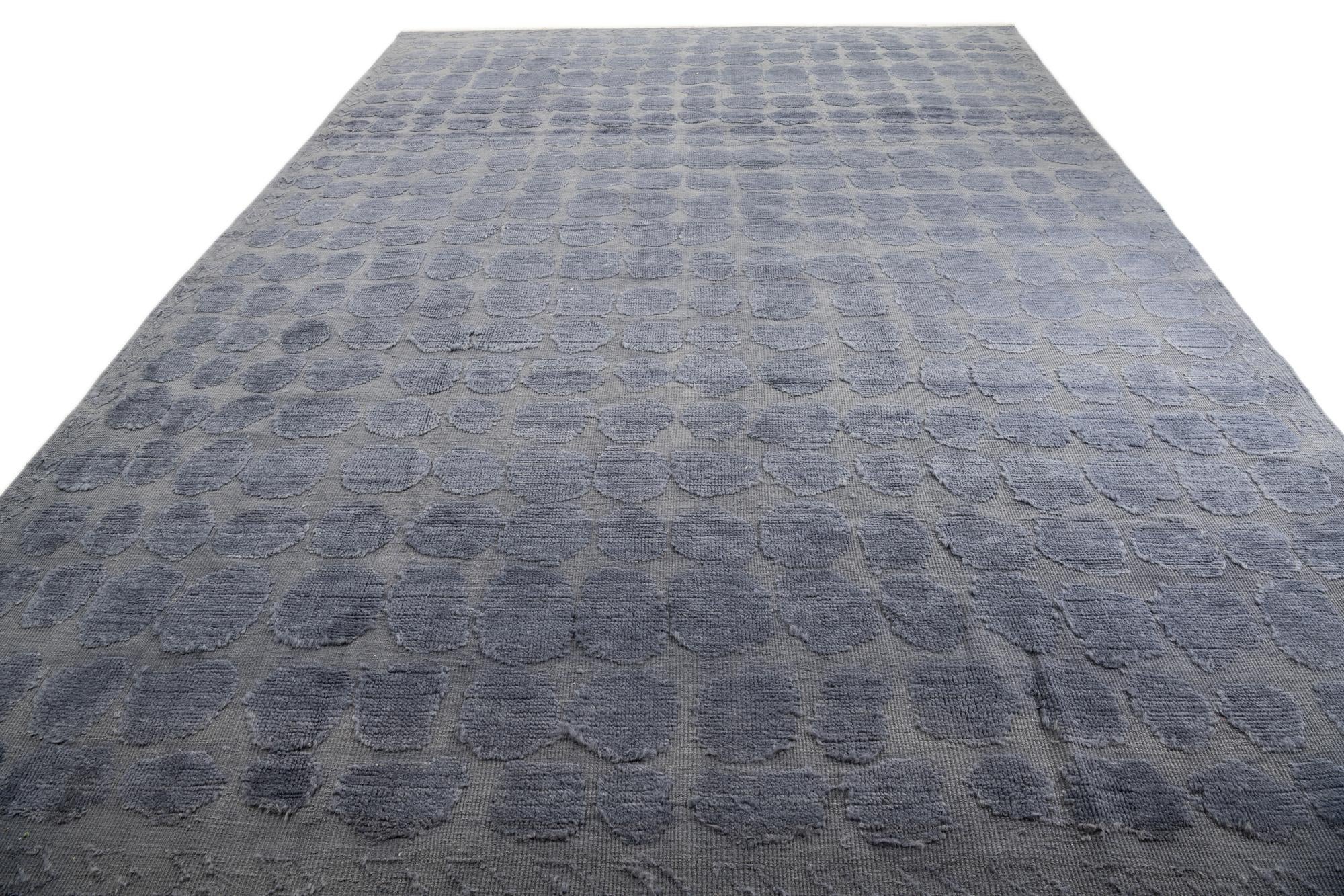 10' 2 x 14' 5 Hand Knotted Darya Wool Rug